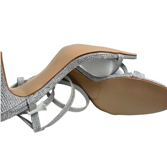 Mysoft Women's Strappy Wrapped Heeled Sandals, Open Toe 3 inch Stiletto Sz 7 1/2 - Picture 7 of 10